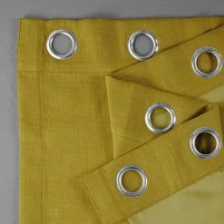 Flash Sale 😍 Exclusive Fabrics Faux Linen Grommet Room Darkening Curtain (1 Panel) Heather Grey 🔔 -Exclusive Fabrics SHOP Exclusive Fabrics Faux Linen Grommet Room Darkening Curtain 281 Panel29 5