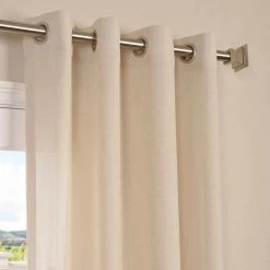 Hot Sale 💯 Exclusive Fabrics Faux Linen Grommet Top Curtain (1 Panel) Sand 👍 -Exclusive Fabrics SHOP Exclusive Fabrics Faux Linen Grommet Top Curtain Panel 0f8a130b b834 4cd4 9318 17102d04c605