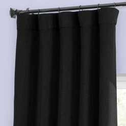 Promo 🧨 Exclusive Fabrics Faux Linen Room Darkening Curtain (1 Panel) Focal Green 🥰 -Exclusive Fabrics SHOP Exclusive Fabrics Faux Linen Room Darkening Curtain 281 Panel29 2