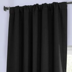 Promo 🧨 Exclusive Fabrics Faux Linen Room Darkening Curtain (1 Panel) Focal Green 🥰 -Exclusive Fabrics SHOP Exclusive Fabrics Faux Linen Room Darkening Curtain 281 Panel29 3