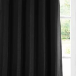 Promo 🧨 Exclusive Fabrics Faux Linen Room Darkening Curtain (1 Panel) Focal Green 🥰 -Exclusive Fabrics SHOP Exclusive Fabrics Faux Linen Room Darkening Curtain 281 Panel29 6