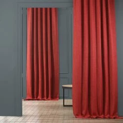 Best reviews of ⭐ Exclusive Fabrics Faux Linen Room Darkening Curtain(1 Panel) Mink 😀