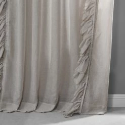 Discount 🥰 Exclusive Fabrics Faux Linen Ruffle Sheer Curtain (1 Panel) Nickel 👍 27 Discount 🥰 Exclusive Fabrics Faux Linen Ruffle Sheer Curtain (1 Panel) Nickel 👍 -Exclusive Fabrics SHOP Exclusive Fabrics Faux Linen Ruffle Sheer Curtain 281 Panel29 5