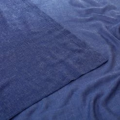 Best Pirce 👍 Exclusive Fabrics Faux Linen Sheer Curtain (1 Panel) Blue Lapis 🌟 -Exclusive Fabrics SHOP Exclusive Fabrics Faux Linen Sheer Curtain Panel 4