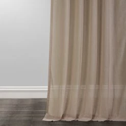 Best Pirce 👍 Exclusive Fabrics Faux Linen Sheer Curtain (1 Panel) Blue Lapis 🌟 -Exclusive Fabrics SHOP Exclusive Fabrics Faux Linen Sheer Curtain Panel 9