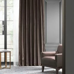 Cheapest 💯 Exclusive Fabrics Ex. Fabrics Faux Silk Taffeta 96-inch Blkout Curtain (1 Panel) Robin's Egg 🌟 -Exclusive Fabrics SHOP Exclusive Fabrics Faux Silk Taffeta 96 inch Blackout Curtain 281 Panel29 1