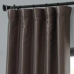 Cheapest 💯 Exclusive Fabrics Ex. Fabrics Faux Silk Taffeta 96-inch Blkout Curtain (1 Panel) Robin's Egg 🌟 -Exclusive Fabrics SHOP Exclusive Fabrics Faux Silk Taffeta 96 inch Blackout Curtain 281 Panel29 2