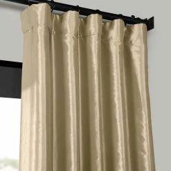 Wholesale ✨ Exclusive Fabrics Faux Silk Taffeta Curtain (1 Panel) Golden Spice ❤️ -Exclusive Fabrics SHOP Exclusive Fabrics Faux Silk Taffeta Curtain 14