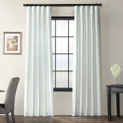 Wholesale ✨ Exclusive Fabrics Faux Silk Taffeta Curtain (1 Panel) Golden Spice ❤️ -Exclusive Fabrics SHOP Exclusive Fabrics Faux Silk Taffeta Curtain 2