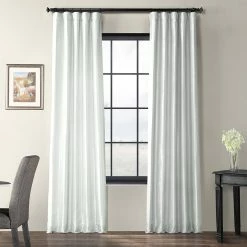 Wholesale ✨ Exclusive Fabrics Faux Silk Taffeta Curtain (1 Panel) Golden Spice ❤️ -Exclusive Fabrics SHOP Exclusive Fabrics Faux Silk Taffeta Curtain 3