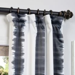 Best reviews of ✔️ Exclusive Fabrics Flambe Striped Pattern Room Darkening Curtain Panel Pair (2 Panels) Flambe Blue 🎁 -Exclusive Fabrics SHOP Exclusive Fabrics Flambe Striped Pattern Blackout Curtain Panel Pair 559ba1e9 3fb1 4104 b2d0 bb07348aa098