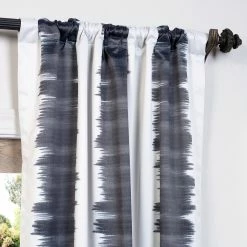 Best reviews of ✔️ Exclusive Fabrics Flambe Striped Pattern Room Darkening Curtain Panel Pair (2 Panels) Flambe Blue 🎁 -Exclusive Fabrics SHOP Exclusive Fabrics Flambe Striped Pattern Blackout Curtain Panel Pair 680de02a d96d 4e22 9e48 a3315ad92e09