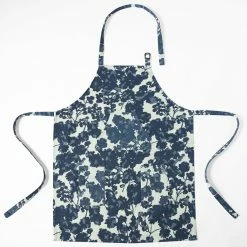 Promo 💯 Exclusive Fabrics Fleur Printed Cotton Apron - 27 X 34 😍 -Exclusive Fabrics SHOP Exclusive Fabrics Fleur Printed Cotton Apron 3