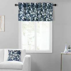 Best reviews of 🤩 Exclusive Fabrics Fleur Printed Cotton Window Valance - 50 X 19 Fleur Gold 👍