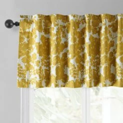 Best reviews of 🤩 Exclusive Fabrics Fleur Printed Cotton Window Valance - 50 X 19 Fleur Gold 👍 -Exclusive Fabrics SHOP Exclusive Fabrics Fleur Printed Cotton Window Valance 3