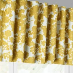 Best reviews of 🤩 Exclusive Fabrics Fleur Printed Cotton Window Valance - 50 X 19 Fleur Gold 👍 -Exclusive Fabrics SHOP Exclusive Fabrics Fleur Printed Cotton Window Valance 4