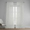 Wholesale 🛒 Exclusive Fabrics Florentina Silver Embroidered Sheer Curtain (1 Panel) 😉 -Exclusive Fabrics SHOP Exclusive Fabrics Florentina Silver Embroidered Sheer Curtain 281 Panel29
