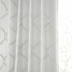 Wholesale 🛒 Exclusive Fabrics Florentina Silver Embroidered Sheer Curtain (1 Panel) 😉 14 Wholesale 🛒 Exclusive Fabrics Florentina Silver Embroidered Sheer Curtain (1 Panel) 😉 -Exclusive Fabrics SHOP Exclusive Fabrics Florentina Silver Embroidered Sheer Curtain 281 Panel29 5