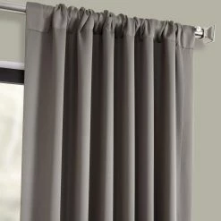 Flash Sale 🌟 Exclusive Fabrics Neutral Gray Thermal Blackout Curtain Panel Pair (2 Panels) Neutral Grey 😍 -Exclusive Fabrics SHOP Exclusive Fabrics Gray Thermal Blackout Curtain Panel Pair 0797f2c0 6670 432a a5ba 508a3e211e07