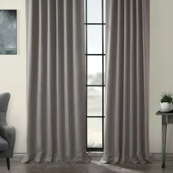 Flash Sale 🌟 Exclusive Fabrics Neutral Gray Thermal Blackout Curtain Panel Pair (2 Panels) Neutral Grey 😍 -Exclusive Fabrics SHOP Exclusive Fabrics Gray Thermal Blackout Curtain Panel Pair c15bcb79 47c5 44f5 9627 ecf567d2cb83