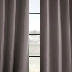 Wholesale 🛒 Exclusive Fabrics Neutral Grey Grommet Thermal Blackout Curtain Panel Pair (2 Panels) ⌛ -Exclusive Fabrics SHOP Exclusive Fabrics Grey Grommet Thermal Blackout Curtain Panel Pair 42d21d49 5f09 4c73 9c05 8bd48f758531
