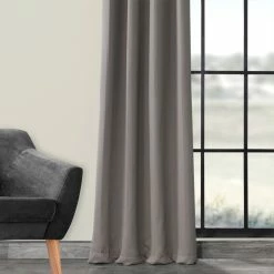 Wholesale 🛒 Exclusive Fabrics Neutral Grey Grommet Thermal Blackout Curtain Panel Pair (2 Panels) ⌛ -Exclusive Fabrics SHOP Exclusive Fabrics Grey Grommet Thermal Blackout Curtain Panel Pair 595c2014 18d8 401e bb43 8a6f1352fd6b