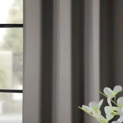 Wholesale 🛒 Exclusive Fabrics Neutral Grey Grommet Thermal Blackout Curtain Panel Pair (2 Panels) ⌛ -Exclusive Fabrics SHOP Exclusive Fabrics Grey Grommet Thermal Blackout Curtain Panel Pair ab08bbd4 9f81 4b60 a138 8e24685cca4d