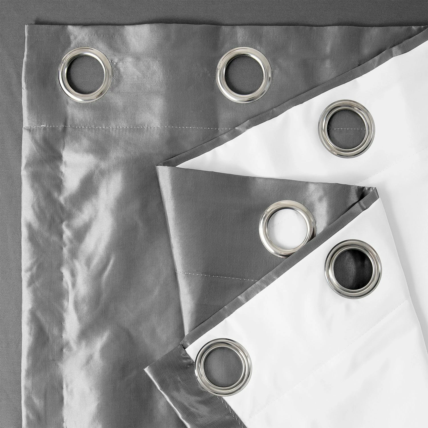 Brand new 👍 Exclusive Fabrics Grommet Blackout Faux Silk Taffeta 108-inch Curtain (1 Panel) Navy Blue 😍 7 Brand new 👍 Exclusive Fabrics Grommet Blackout Faux Silk Taffeta 108-inch Curtain (1 Panel) Navy Blue 😍 - Image 5