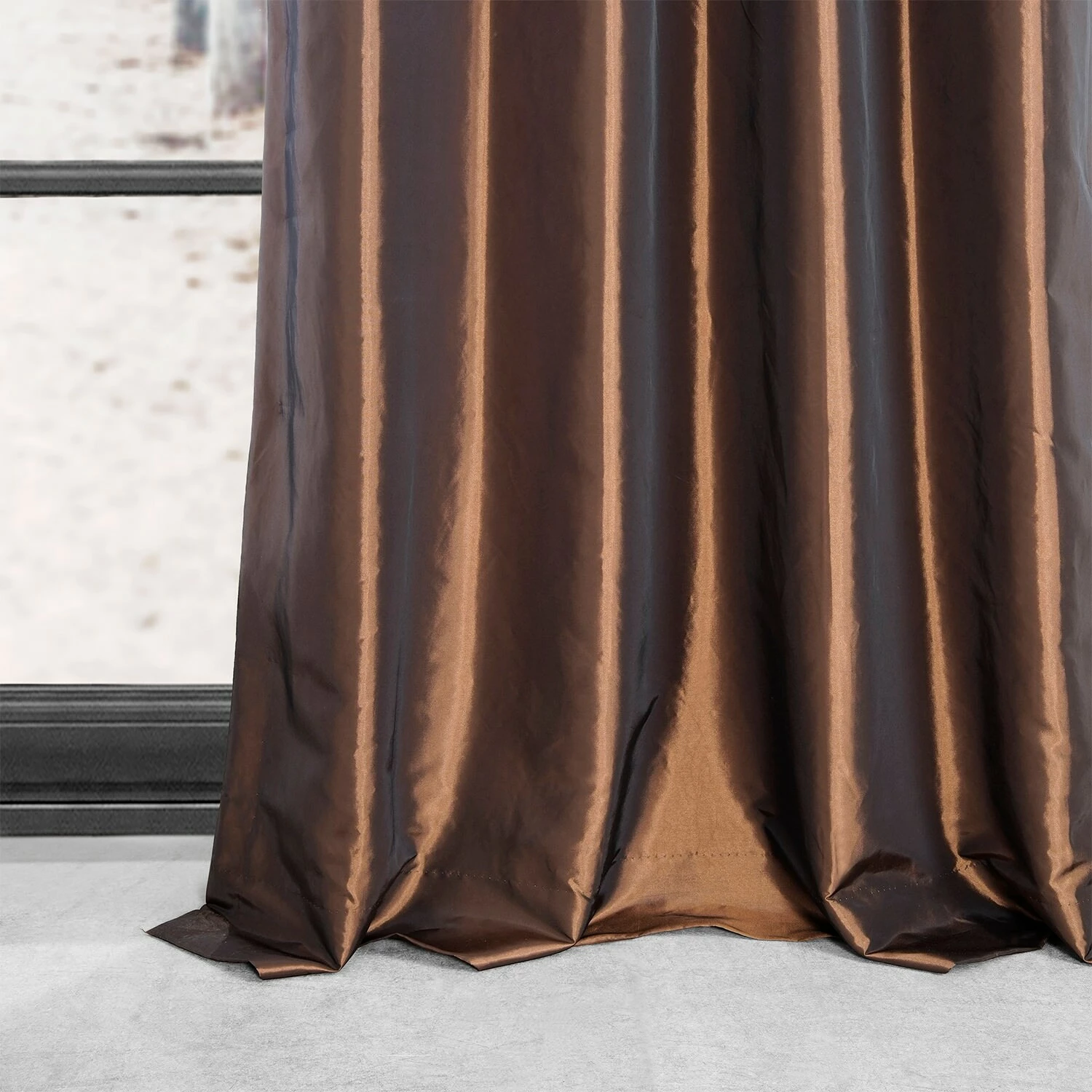 Wholesale ๐งจ Exclusive Fabrics Grommet Blackout Faux Silk Taffeta 84-inch Curtain (1 Panel) Graphite ๐ 13 Wholesale ๐งจ Exclusive Fabrics Grommet Blackout Faux Silk Taffeta 84-inch Curtain (1 Panel) Graphite ๐ - Image 11