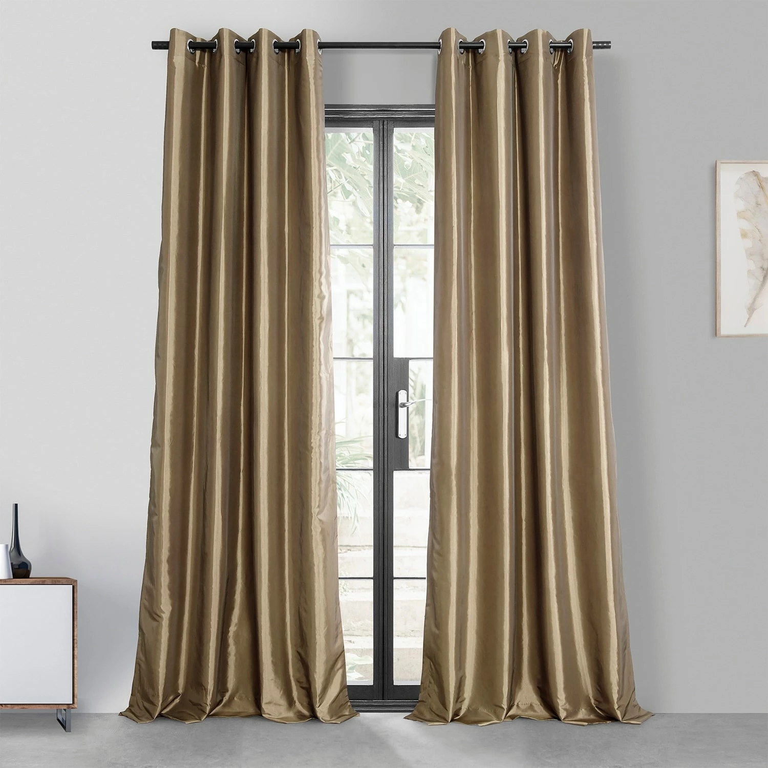 Wholesale ๐งจ Exclusive Fabrics Grommet Blackout Faux Silk Taffeta 84-inch Curtain (1 Panel) Graphite ๐ 15 Wholesale ๐งจ Exclusive Fabrics Grommet Blackout Faux Silk Taffeta 84-inch Curtain (1 Panel) Graphite ๐ - Image 13
