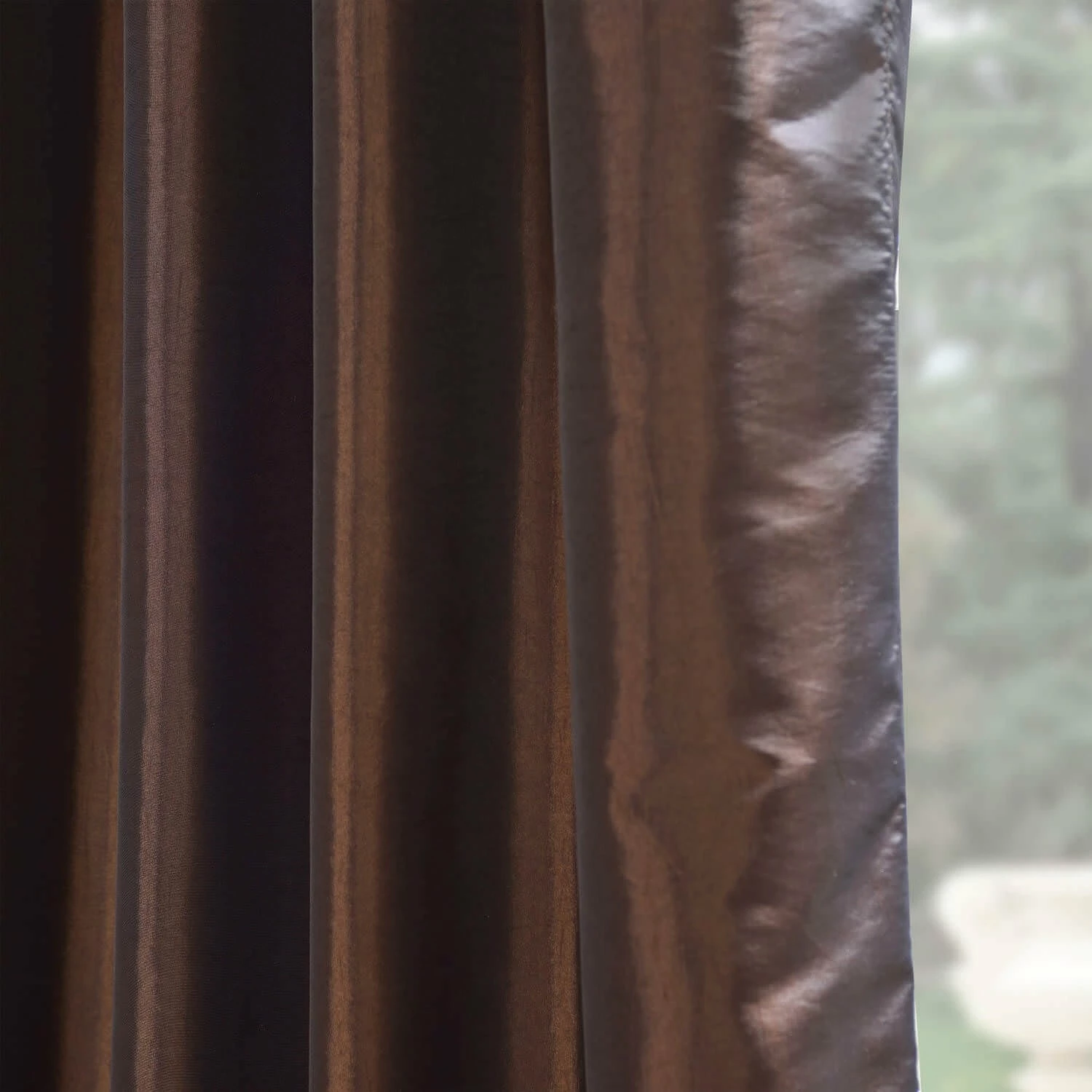 Brand new ๐ Exclusive Fabrics Grommet Blackout Faux Silk Taffeta 96-inch Curtain (1 Panel) Platinum ๐ 7 Brand new ๐ Exclusive Fabrics Grommet Blackout Faux Silk Taffeta 96-inch Curtain (1 Panel) Platinum ๐ - Image 5