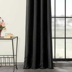 Brand new ๐ Exclusive Fabrics Grommet Blackout Faux Silk Taffeta 96-inch Curtain (1 Panel) Platinum ๐ 31 Brand new ๐ Exclusive Fabrics Grommet Blackout Faux Silk Taffeta 96-inch Curtain (1 Panel) Platinum ๐ -Exclusive Fabrics SHOP Exclusive Fabrics Grommet Blackout Faux Silk Taffeta 96 inch Length Curtain Panel 2
