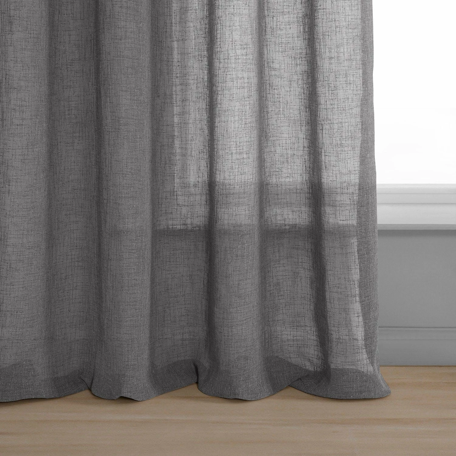 Buy ⌛ Exclusive Fabrics Grommet Solid Faux-linen Sheer Curtain (1 Panel) Aspen White ❤️ 15 Buy ⌛ Exclusive Fabrics Grommet Solid Faux-linen Sheer Curtain (1 Panel) Aspen White ❤️ - Image 13