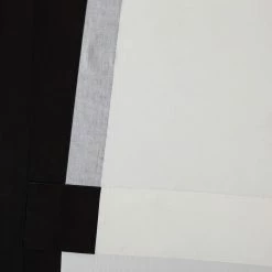 Discount 🥰 Exclusive Fabrics Grommet Vertical Colorblock Curtain (1 Panel) Warm Off-white & Black ❤️ -Exclusive Fabrics SHOP Exclusive Fabrics Grommet Vertical Colorblock Curtain 246e82e6 1828 421b b217 492573203599