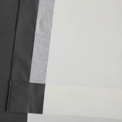 Discount 🥰 Exclusive Fabrics Grommet Vertical Colorblock Curtain (1 Panel) Warm Off-white & Black ❤️ -Exclusive Fabrics SHOP Exclusive Fabrics Grommet Vertical Colorblock Curtain 98f77b26 04e9 4308 9ce9 085fe7d9985f
