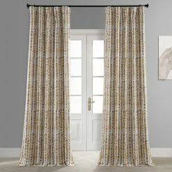 Deals 🔔 Exclusive Fabrics Gumdrop Blackout Room Darkening Curtain Panel Pair (2 Panels) Gumdrop Honey Gold 🔔 -Exclusive Fabrics SHOP Exclusive Fabrics Gumdrop Blackout Room Darkening Curtain Panel Pair 1