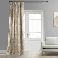 Deals 🔔 Exclusive Fabrics Gumdrop Blackout Room Darkening Curtain Panel Pair (2 Panels) Gumdrop Honey Gold 🔔 -Exclusive Fabrics SHOP Exclusive Fabrics Gumdrop Blackout Room Darkening Curtain Panel Pair 5