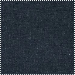 Flash Sale 😀 Exclusive Fabrics Heavy Faux Linen Curtain (1 Panel) British Navy 🔥 -Exclusive Fabrics SHOP Exclusive Fabrics Heavy Faux Linen Curtain 281 Panel29 14