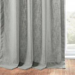 Flash Sale 😀 Exclusive Fabrics Heavy Faux Linen Curtain (1 Panel) British Navy 🔥 -Exclusive Fabrics SHOP Exclusive Fabrics Heavy Faux Linen Curtain 281 Panel29 8
