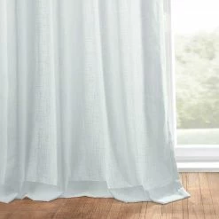 Hot Sale 🎉 Exclusive Fabrics Heavy Faux Linen Grommet Curtain (1 Panel) Barley 🌟 -Exclusive Fabrics SHOP Exclusive Fabrics Heavy Faux Linen Grommet Curtain Panel 8