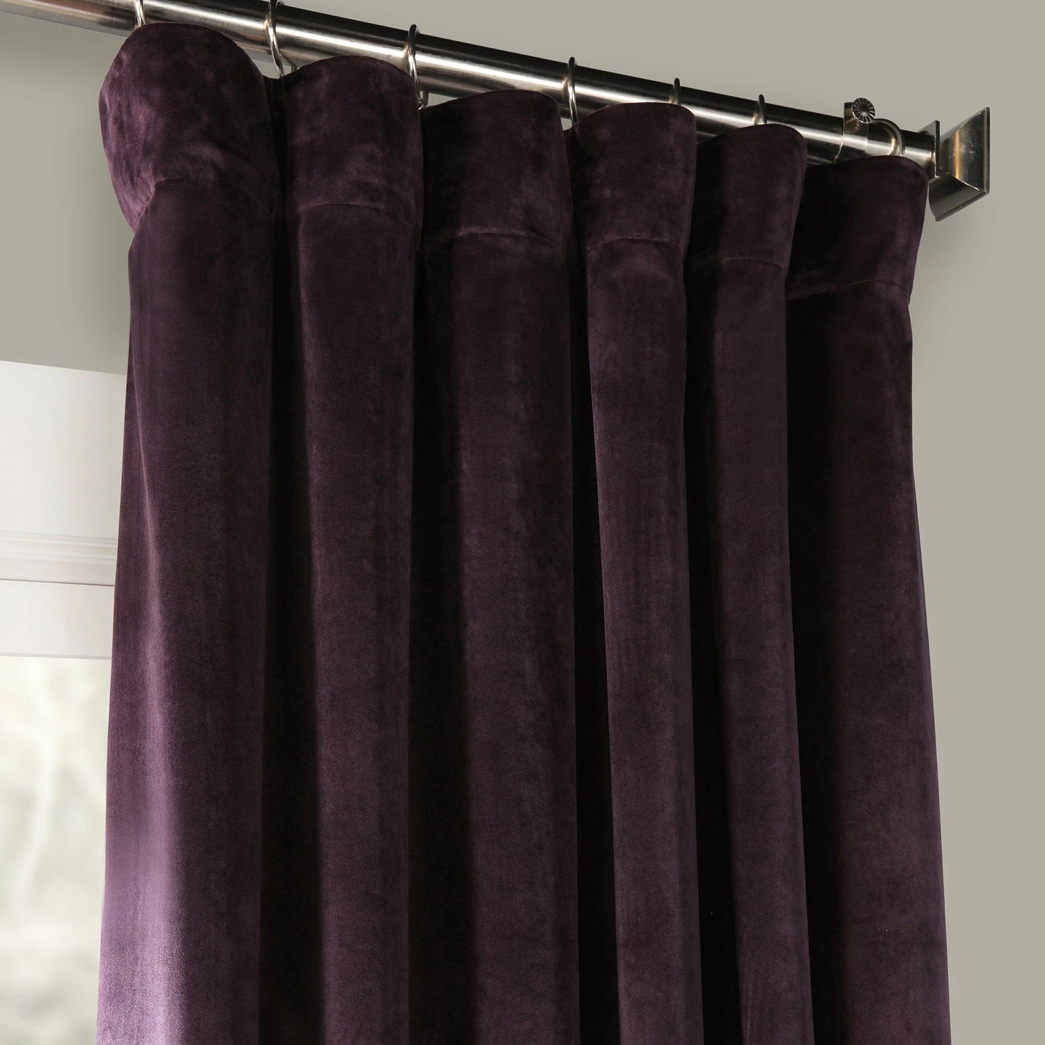 Best Sale ⭐ Exclusive Fabrics Heritage Plush Velvet Sing Curtain (1 Panel) Cinema Red ⌛ 8 Best Sale ⭐ Exclusive Fabrics Heritage Plush Velvet Sing Curtain (1 Panel) Cinema Red ⌛ - Image 6