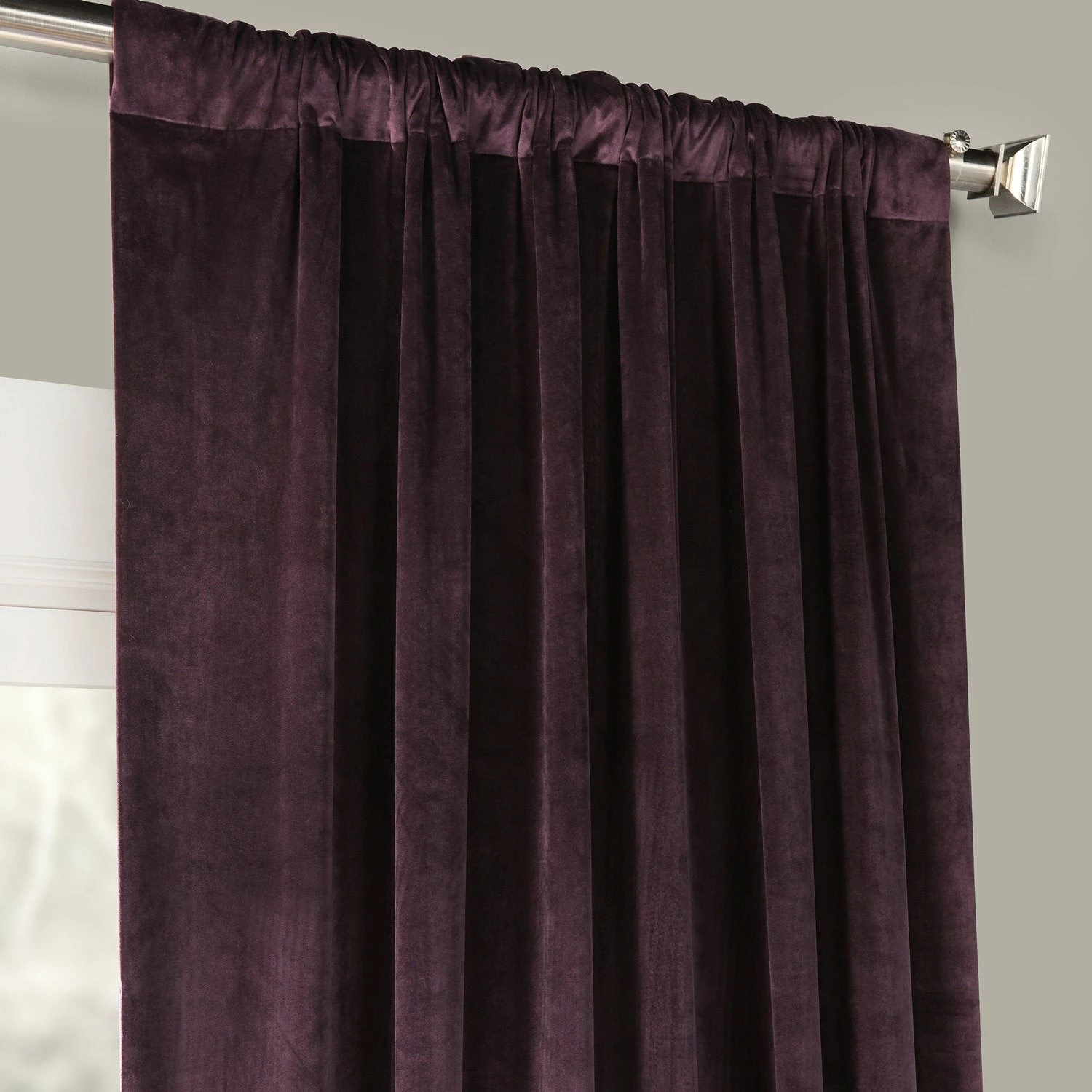 Best Sale ⭐ Exclusive Fabrics Heritage Plush Velvet Sing Curtain (1 Panel) Cinema Red ⌛ 9 Best Sale ⭐ Exclusive Fabrics Heritage Plush Velvet Sing Curtain (1 Panel) Cinema Red ⌛ - Image 7