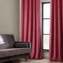Hot Sale 😀 Exclusive Fabrics Heritage Plush Velvet Curtain (1 Panel) Mauve 😉 20 Hot Sale 😀 Exclusive Fabrics Heritage Plush Velvet Curtain (1 Panel) Mauve 😉 -Exclusive Fabrics SHOP Exclusive Fabrics Heritage Plush Velvet Curtain 281 Panel29 3