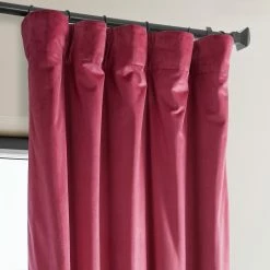 Hot Sale 😀 Exclusive Fabrics Heritage Plush Velvet Curtain (1 Panel) Mauve 😉 21 Hot Sale 😀 Exclusive Fabrics Heritage Plush Velvet Curtain (1 Panel) Mauve 😉 -Exclusive Fabrics SHOP Exclusive Fabrics Heritage Plush Velvet Curtain 281 Panel29 4