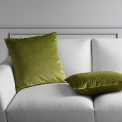 New 🛒 Exclusive Fabrics Heritage Plush Velvet Cushion Cover (Set Of 2) Peach Blossom 🤩 -Exclusive Fabrics SHOP Exclusive Fabrics Heritage Plush Velvet Cushion Cover Pair 7