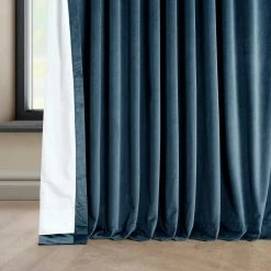 New 🌟 Exclusive Fabrics Heritage Plush Velvet Extrawide Curtain (1 Panel) Au Lait Creme 🥰 -Exclusive Fabrics SHOP Exclusive Fabrics Heritage Plush Velvet Extrawide Curtain 281 Panel29 6