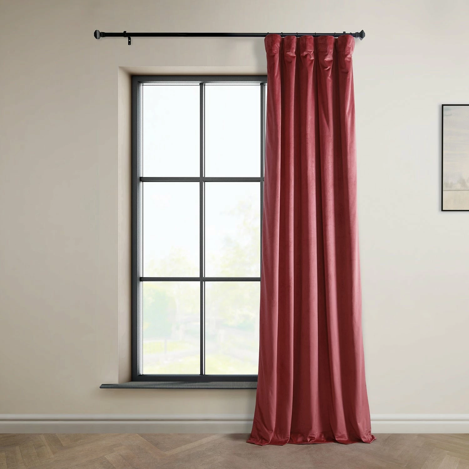 Best Sale ⭐ Exclusive Fabrics Heritage Plush Velvet Sing Curtain (1 Panel) Cinema Red ⌛ 5 Best Sale ⭐ Exclusive Fabrics Heritage Plush Velvet Sing Curtain (1 Panel) Cinema Red ⌛ - Image 3