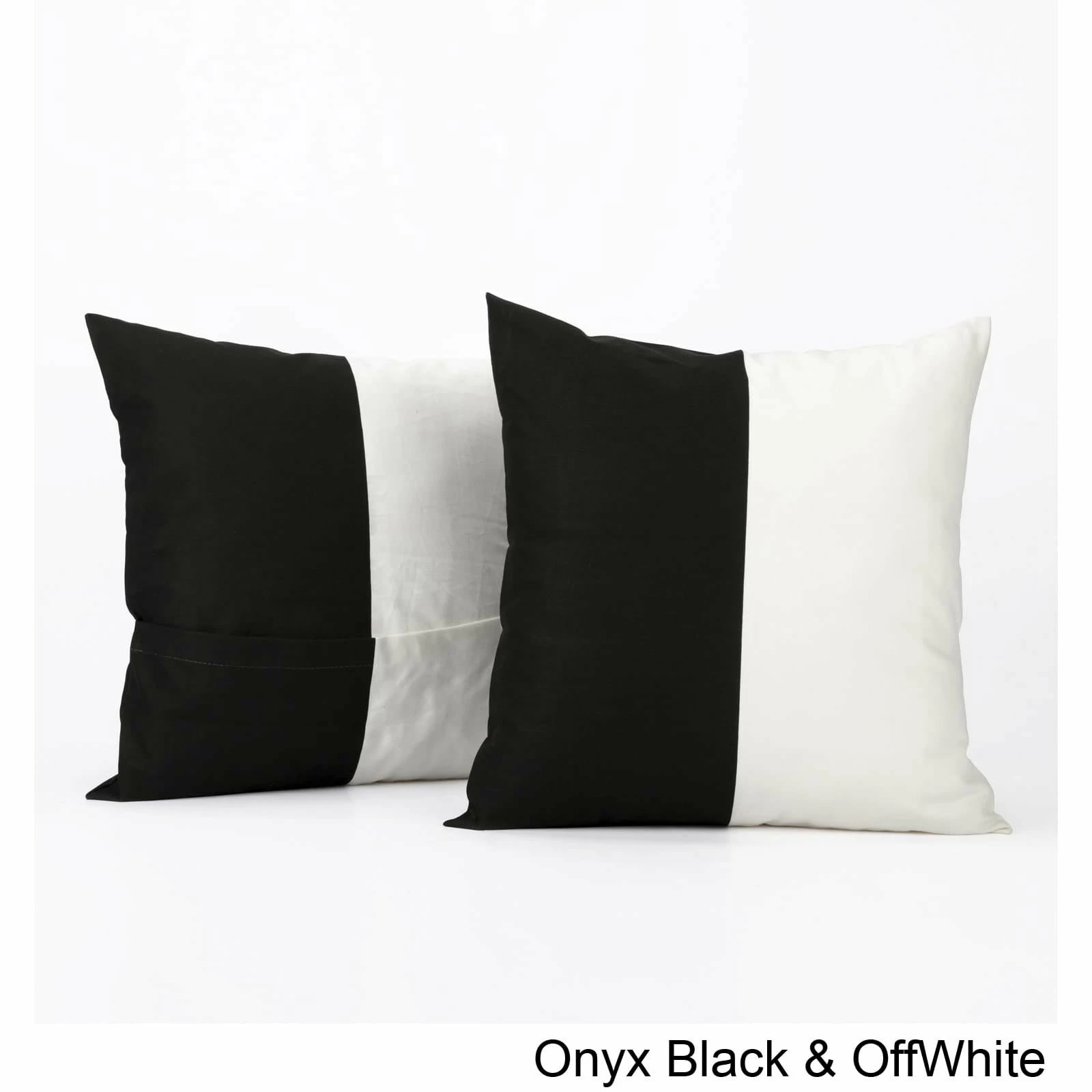 Wholesale 🥰 Exclusive Fabrics Horizontal Stripe Cotton Cushion Cover (Set Of 2) Black 🎉 11 Wholesale 🥰 Exclusive Fabrics Horizontal Stripe Cotton Cushion Cover (Set Of 2) Black 🎉 - Image 10