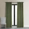 Flash Sale 🎉 Exclusive Fabrics Hunter Green Grommet Velvet Blackout Curtain (1 Panel) 😀 -Exclusive Fabrics SHOP Exclusive Fabrics Hunter Green Grommet Velvet Blackout Curtain 281 Panel29