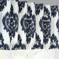 Flash Sale 👍 Exclusive Fabrics Ikat Printed Cotton Window Valance - 50 X 19 🎁 -Exclusive Fabrics SHOP Exclusive Fabrics Ikat Printed Cotton Window Valance 3